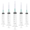 10mL/cc Disposable Luer Lock Syringe 21G 1.5 inch for Lab Use, Individually Wrapped, Pack of 50 - style: 10ml-21G-1.5" (Luer Lock)
