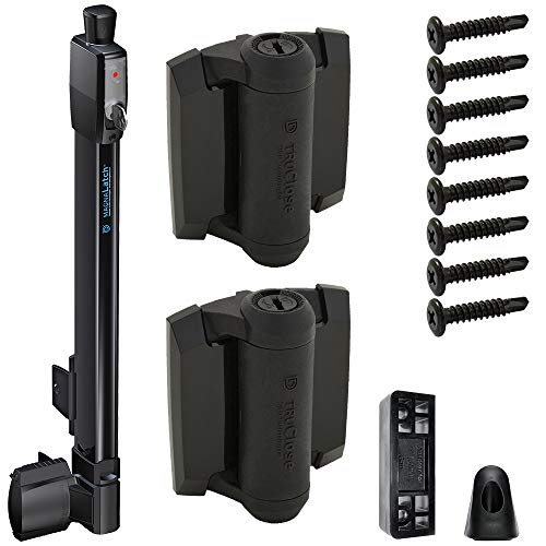 D&D MLTPTCA1CAPSPKA Pool Safety Gate Kit: MagnaLatch Top Pull, Hinges & Cap | Pool safety gate hardware kit includes MagnaLatch Top Pull 20-inch gate latch, 2 self-closing TruClose hinges & a Safety Cap