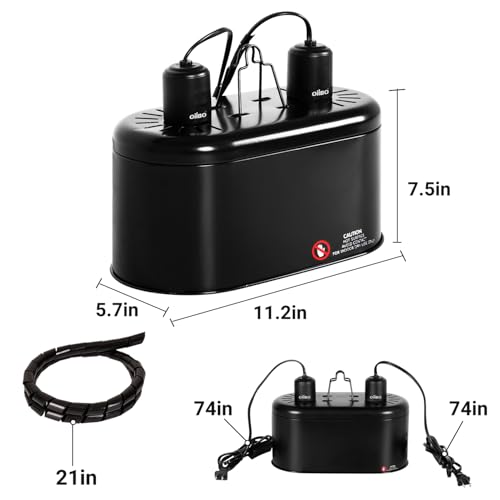 Desert UVB & Heat Dual Dome Lighting Kit, Dual Reptile Lamp Fixture with Intense Basking Spot Light UVA Daylight Reptile Heat Lamp & 26W Energy Saving UVA 10.0 UVB Bulb Spiral Compact Bulb - style: DRL01ST4