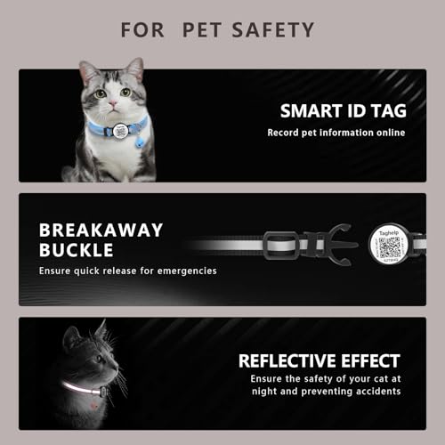 Smart QR Code Cat Collar 2-Pack, Breakaway Reflective Collar with Digital ID Tag - The Smart Upgrade to Personalized Name Collars, Adjustable with Bell (Yellow & Green) - color: Reflective Strip - Yellow & Green