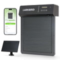 LARKBIRD Automatic Chicken Coop Door with Audio Recall Function, Gray | Solar & Battery Powered, Timer & Light Sensor, Bluetooth App Control, Anti-Pinch System - color: Gray