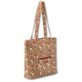 Bella Taylor Large Tote, Quilted Shoulder Bag for Women | Lightweight, 6-pocket large quilted purse, machine washable, zippered top, ultimate organization, durable construction - color: Autumn Garden
