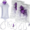 2 Packs Feeding Bag, 1200ml Bags Kit, Delivery Bag Set, Pump Bags, Large Bore