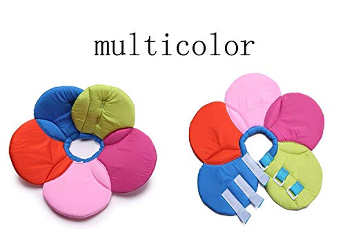 Dogs Cats Medical Grooming Pet E-Collar Recovery Remedy Protective Dog Lick Caught Soft Sponge Adjustable Postoperative Kit for Small and Medium Dog (Multicolor, S (neck's Girth 8.6" to 9.4")) - color: Multicolor, size: S (neck's girth 8.6" to 9.4")