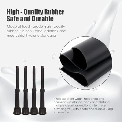 Milking Liner Rubber 4 Pcs, Rubber Inflation Liner for Cow (240) Milking Equipment for Cows - style: 240