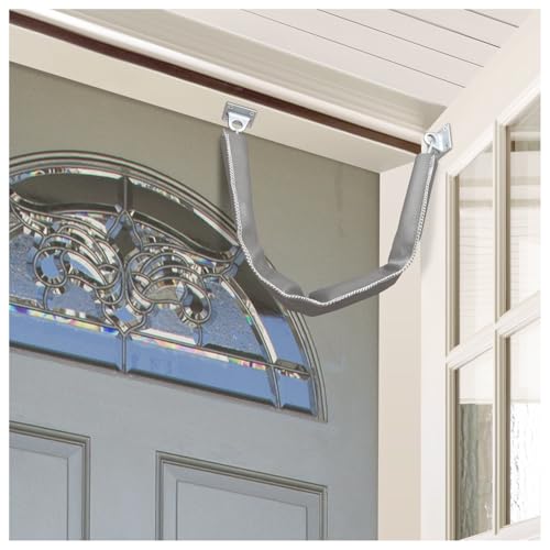 "Nuk3y Heavy Duty Storm Crash Chain with Solid Brass Bracket (Stainless Steel, 25-1/2"")" - color: Stainless Steel, size: "25-1/2"""