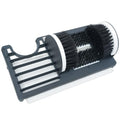 Heavy Duty Boot Scraper Brush with Removable Tray - Adjustable Extra Wide Shoe Scrubber for Indoor & Outdoor - Mud, Dirt & Snow Cleaner for Garage, Garden & Farm