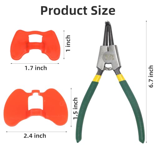 Pinless Peepers for Chickens, 25 Pcs Anti-Pecking Goggles with Pliers, Chicken Blinders and Plier Tool, Chicken Glasses Pheasant Poultry Blinders Spectacles (12 Pcs Large and 12 Pcs Middle with Plier) - size: 12 Pcs Large and 12 Pcs Middle with Plier