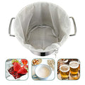 12"x18" Drawstring Straining Brew in a Bag 75 Micron Nylon Jelly Strainer Wine Beer Brew Filter Bag - size: 12"x18" Brew Bag - 75Micron