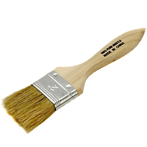 Chef Craft Select Wooden Handle Pastry Brush, 7.5 inches in length 2 inch width, Natural - size: 7.5 inches in length 2 inch width