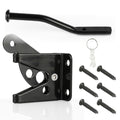 Self-Locking Gate Latch for Wooden Fence Pull String, | Heavy Duty Automatic Gravity Lever Gate Latches with Longer Fasteners & Pull String for Garden, Outdoor Farm Garden Yard