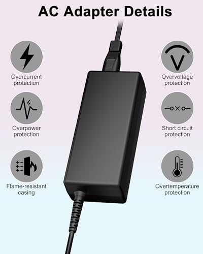 12V Power Adapter Compatible with KEBONNIXS KDI-12 KDI12 Incubator Humidity Display Egg Candler Automatic Egg Turner Power Supply for Hatching Chickens BX-1204000 BX1204000 DC12V Power Cord