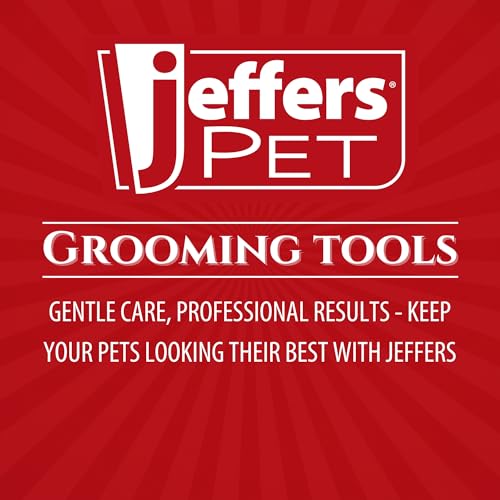 Jeffers Pet Dual Level Pin Universal Slicker Brush for Dogs, Cats & Small Pets - Curved Grooming Brush with Long & Short Pins for Shedding, Detangling, Finishing - Remove Mats & Dead Coat - Large - color: Dual Level Pin, size: Large