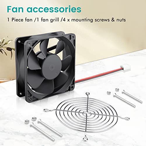 Wathai 120x120x38mm 120mm 24V 2Pin Brushless DC Industrial Cooling Case Fan | 24v industrial case fan Big Airflow 3000RPM for diy Welding Machines RV Inverter electrical cabinet small exhaust - style: 24V 2Pin Sleeve