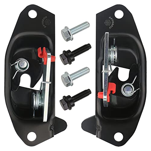 Tailgate Latch Lock w/Cable Bolts 15921948 15921949 Compatible with 1999-2007 Chevrolet Chevy Silverado/GMC Sierra 1500 2500 3500 for Rear Tail Gate Panel Side Left & Right - size: 1999-2007