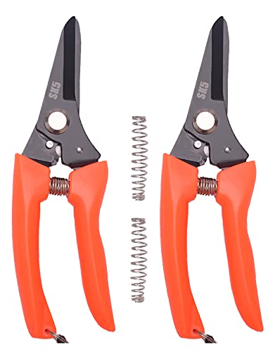 LONG RIVER Hoof Trimming Shears (2 pcs) - Goat Hoof Trimmer Foot Rot Trimmer for Goats Sheep Pig, Floral Trimming Shears for Garden
