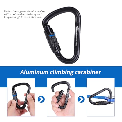 5/8’’ x 12 ft Steel Wire Core Flipline, W/Better Grab Adjuster & Steel Swivel, Arborist Equipment Positioning Lanyard, Climbing Flipline for Fall Protection, Arborist, Tree Climbers (5/8’’ x 12 ft) - size: 5/8’’ x 12 ft