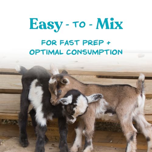 Manna Pro Goat Kid Milk Replacer with Opti-Gut, 8 lb Bag | High-Protein Milk Replacer, Opti-Gut Digestive Support, Easy-to-Mix Formula, Supports Healthy Kid Goat Growth - size: 8 Count (Pack of 1)