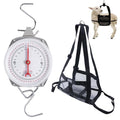 Mechanical Hanging Scales 110lbs/50kg with Calf Sling | Weighing Sling for Calves Lambs Goats Newborn Livestock Dogs, High Accuracy Large Display Spring Dial Weight Scale - color: B2:Gray Hanging Scale 110lbs/50kg&Calf Sling
