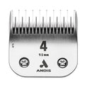 Andis 72625 UltraEdge Skip-Tooth Blade, Size 4, 3/8in Cut, Chrome | Fits Andis, Conair, Oster & Wahl detachable dog clippers, rockwell 65 hardness, rust-resistant - style: 4 Skip Tooth Blade (Pack of 1)