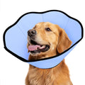 MIDOG Dog Cone Collar After Surgery, Soft Dog Cone Alternative to Stop Licking,Adjustable Elizabethan Recovery Cones for Small to Large Sized Dogs - color: Blue, size: XL