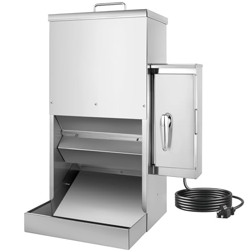 Chipak 16L Large Automatic Dog Feeder with Timer, Stainless Steel Pet Food Dispenser W/Programmable Feeding Schedule for Large Breed Dogs or Cats