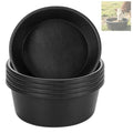 4pcs Rubber Feeder Pan - 1 Gallon Horse Feed Bucket - Animal Feed Bowl for Goat Chicken Dogs