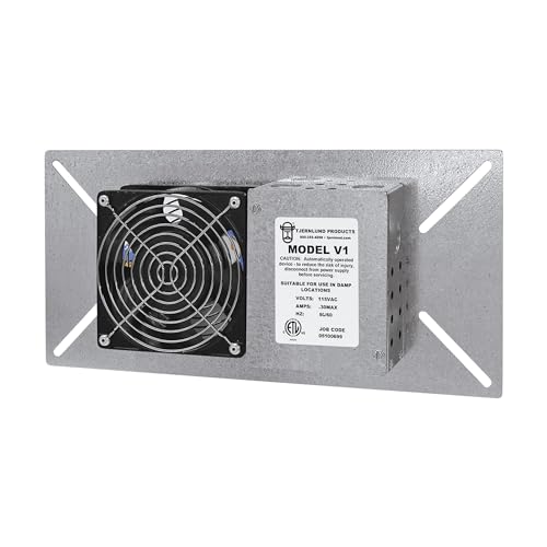 Tjernlund V1 UnderAire Crawlspace Ventilator Fan Moisture Mold Reducing,110 CFM - size: 110 CFM, style: Without Dehumidistat