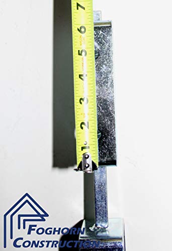 220 lb Heavy Duty Gate or Door Caster - Spring Loaded - 4 Inch Fixed Wheel - Square Shaft Non-Swivel - Foghorn Construction