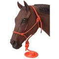 Tough1 Poly Rope Halter with Lead - color: Orange
