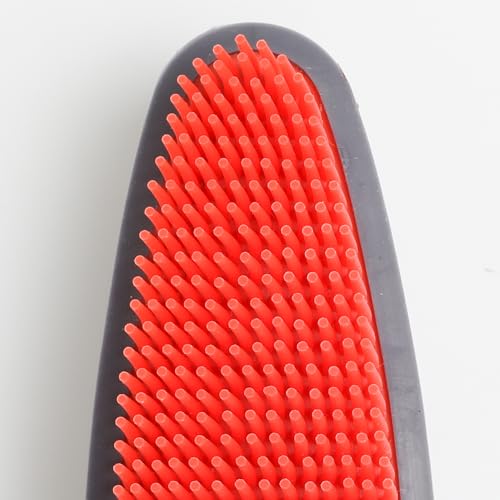 Premium Rubber Pet Hair Brush - Removes Hair from Couches & Pets' Coats O - color: Orange