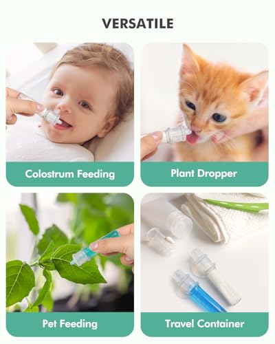 dearlomum 6ml/6pcs Large Capacity Colostrum Collector | Reusable Breast Milk Collector Kit with Storage Case & Cotton Wipe, Portable BPA Free - size: 6 Count