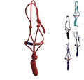 Majestic Ally Poly Braided Patriotic Nose Poly Rope Halter and 10' Matching Lead - color: Red