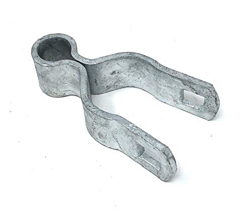 Pressed Steel Chain Link Fence Frame Hinge w/Bolt - (2 Sets Pack) (1-3/8") - size: 1-3/8 Inch
