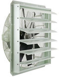 iLiving 24-Inch Corrosion Resistance Shutter Exhaust Fan, Single Speed - size: 24-Inch