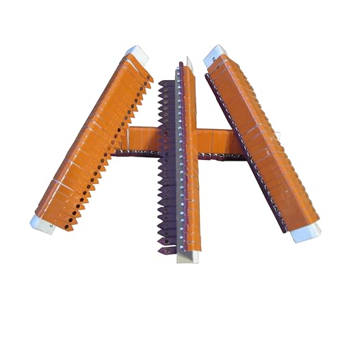 Zip Wing Bands Numbered - NOT Stamped Aluminum Chicken Pheasant Poultry Duck Wing Identification Tags (100, Orange) - color: Orange