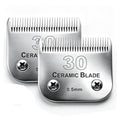 30 Blade Dog Grooming Blades Compatible with Andis/Wahl/Oster Dog Clippers | Detachable Stainless Steel Blade,Size-30, 1/50-Inch Cut Length (64260),2Pack - color: 2pc 30:1/50''(0.5mm)