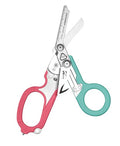 LEATHERMAN, Raptor Rescue, 6-in-1 Heavy-Duty Emergency/Trauma Shears with Carbide Glass Breaker & Strap Cutter, Made in the USA, South Beach - color: South Beach
