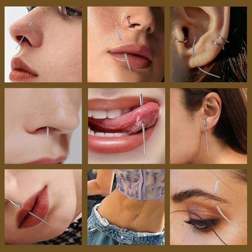 16G 18G Piercing Taper & Ball Grabber Tool -Flat Back Earrings Applicator Tool,Body Piercing Kit for Changing Jewelry