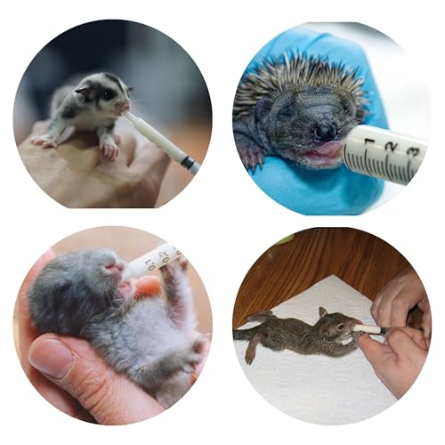 Wonder Nipple - Nursing Nipple for Baby Animals - Handfeeding Baby Squirrels, Sugar Gliders, Hedgehogs, Guinea Pigs, Raccoons, Prairie Dogs, Opossums, and More! (Short)