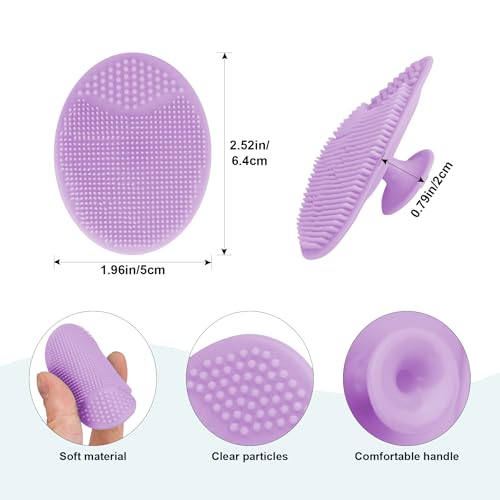 Baby Hair Brush and Comb Set for Newborns & Toddlers | Wooden Baby Brush Set with Soft Goat Bristles l Wood Comb l Purple Cradle Cap Brush| Ideal for Cradle Cap (3 Piece) - color: 3pcs(purple Cradle Cap Brush+hair Brush+wood Comb)