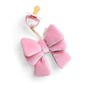Itzy Ritzy Pacifier & Lovey Set - Natural Rubber Pacifier with Plush Bow | Natural Rubber Pacifier with Detachable Bear Lovey, Soft Cotton Fabric, Large Vent Holes, and Soothing Comfort for Babies - color: Bow