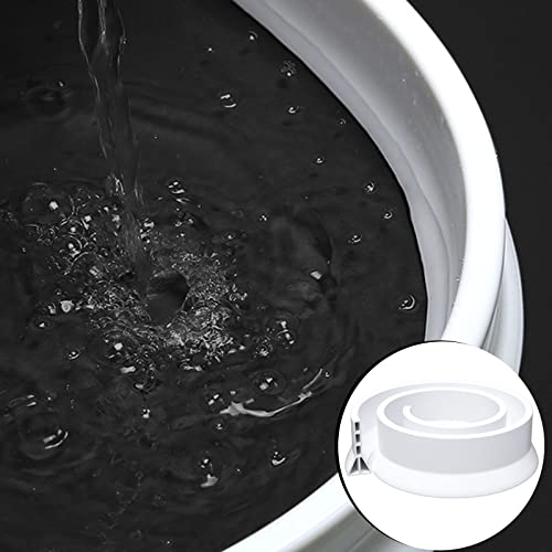 Raycity 3"H Shower Threshold Water Dam, Shower Water Guard, 98 Inch, White | Silicone Rubber Water Stopper for Walk in Shower, Water Barrier, Prevent Leaks, Suitable for Bathroom, Kitchen - color: White, style: 98 inch