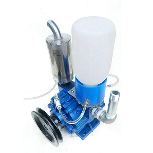 Vacuum Pump, 250L/Min Vacuum Pump for Cow Milking Machine Milker Bucket Tank Barrel with Belt Pulley