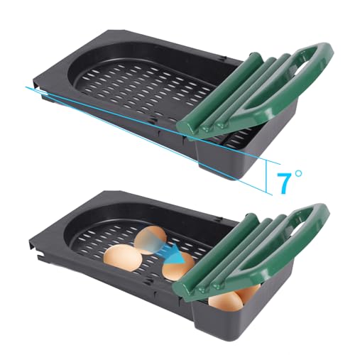 Chicken Nesting Box Tray, Plastic Laying Box Tray for Chicken Nest Boxes