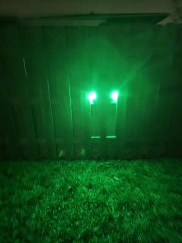 Solar Powered Hog Feeder Light-Motion Activated for Hogs,Deer Feeder and Yard Varmint Guarding-Campact Camouflage Green Lights Design for Outdoor Game Hunting (G300) 2-Pack