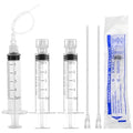 30 Pack 5ml Luer Lock Syringe - Syringes for Liquid with Soft Tube | Individually Pcakaged，Scientific Labs and Measuring, Refilling Inks - style: 5ml - 2.0mm Tube