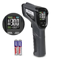 Etekcity Infrared Thermometer Laser Temperature Gun, Color Display | Easy-to-Read LCD, Large Color Digits, Pizza Oven, Griddle, Meat, HVAC, MAX Temperature, Adjustable Emissivity - color: Gray, style: Classic