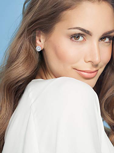 BBTO 24 Pairs Stud Earrings, Crystal Pearl Ear Stud for Women | Earrings, Alloy and Gold, Sliver Gold Black, for Men Women Loved Ones and Friends - color: Sliver