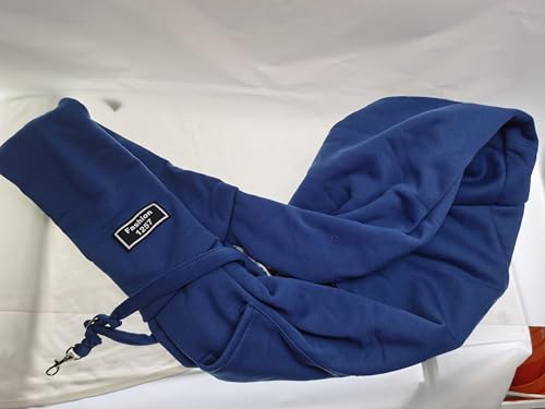 CYBERNOVA Small Pet Dog Cat Sling Carrier for 3-15lbs, with Pocket,Hand-Free Pet Bag Dog Cat Puppy Carry Bag for Travel and Walking Outdoor (Blue) - color: blue